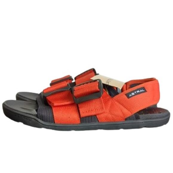 Astral Mens PFD Sandal for Rafting Water Paddling and SUP Fire-Orange-9-NWT-S163